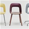 Silla Layout 122 asiento madera Hay