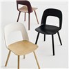 Silla Layout 122 asiento madera Hay