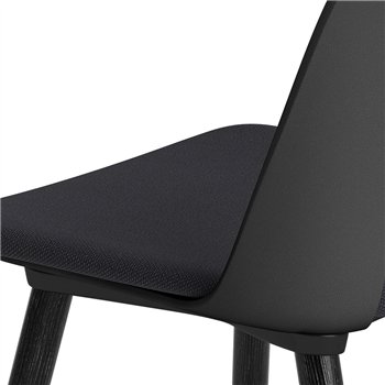 Silla Layout 123 asiento tapizado Hay