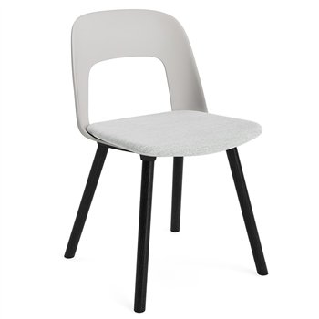 Silla Layout 123 asiento tapizado Hay