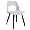 Silla Layout 123 asiento tapizado Hay