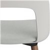 Silla Layout 123 asiento tapizado Hay