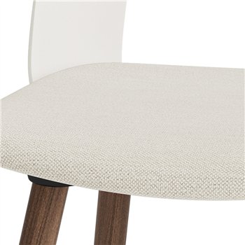 Silla Layout 123 asiento tapizado Hay