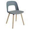 Silla Layout 123 asiento tapizado Hay