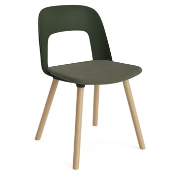 Silla Layout 123 asiento tapizado Hay