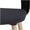 Silla Layout 123 asiento tapizado Hay