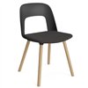 Silla Layout 123 asiento tapizado Hay
