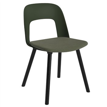 Silla Layout 123 asiento tapizado Hay