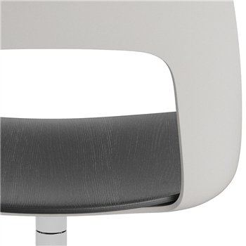 Silla Layout 132 asiento madera Hay