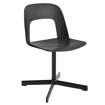 Silla Layout 132 asiento madera Hay