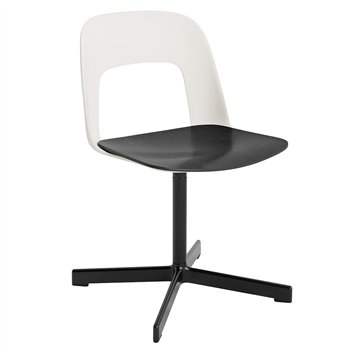 Silla Layout 132 asiento madera Hay