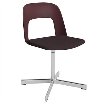 Silla Layout 133 asiento tapizado Hay
