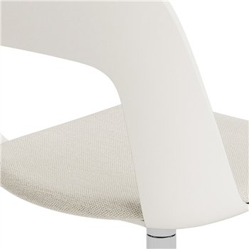 Silla Layout 133 asiento tapizado Hay