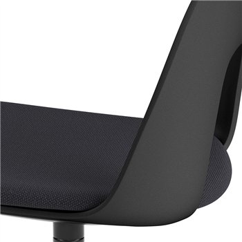 Silla Layout 133 asiento tapizado Hay