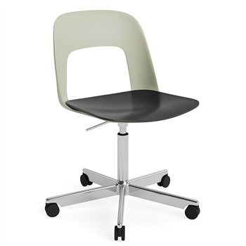 Silla Layout 142 asiento madera Hay