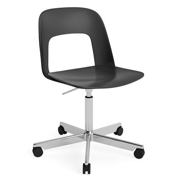 Silla Layout 142 asiento madera Hay