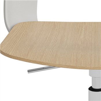 Silla Layout 142 asiento madera Hay