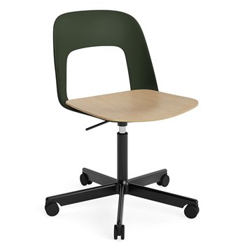 Silla Layout 142 asiento madera Hay
