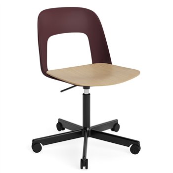Silla Layout 142 asiento madera Hay
