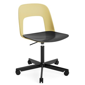 Silla Layout 142 asiento madera Hay