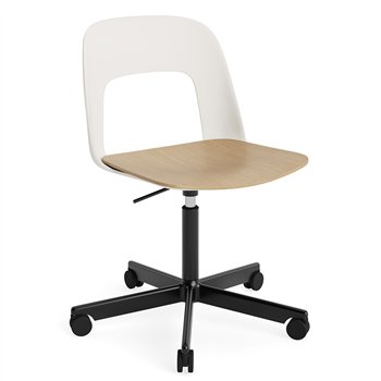 Silla Layout 142 asiento madera Hay