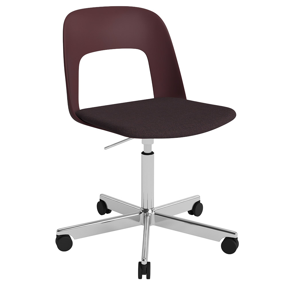 Silla Layout 143 asiento tapizado Hay