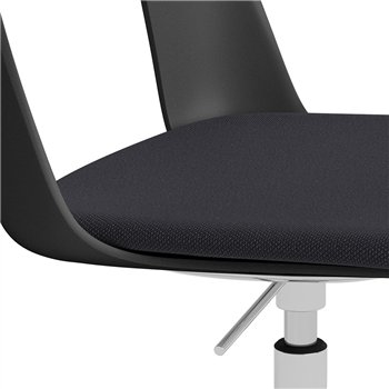Silla Layout 143 asiento tapizado Hay