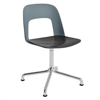 Silla Layout 152 asiento madera Hay
