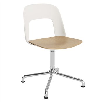 Silla Layout 152 asiento madera Hay