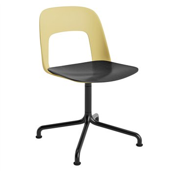 Silla Layout 152 asiento madera Hay