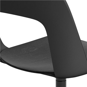 Silla Layout 152 asiento madera Hay