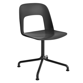 Silla Layout 152 asiento madera Hay