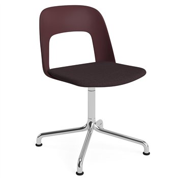 Silla Layout 153 asiento tapizado Hay