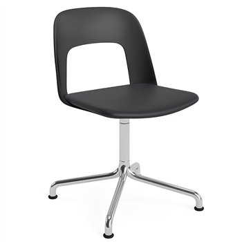 Silla Layout 153 asiento tapizado Hay