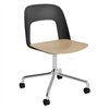 Silla Layout 162 asiento madera Hay
