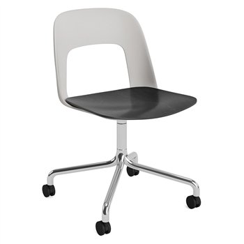 Silla Layout 162 asiento madera Hay