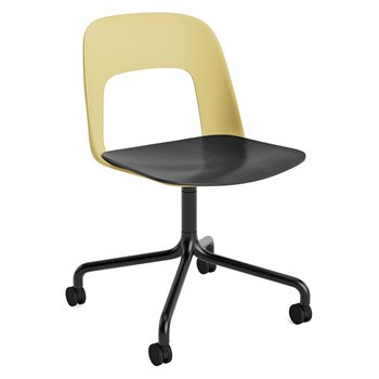Silla Layout 162 asiento madera Hay