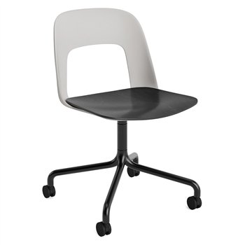Silla Layout 162 asiento madera Hay