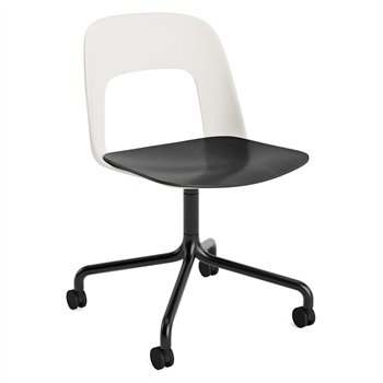 Silla Layout 162 asiento madera Hay