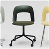 Silla Layout 163 asiento tapizado Hay