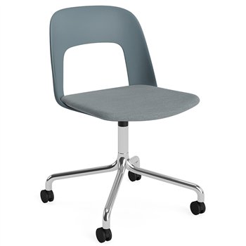 Silla Layout 163 asiento tapizado Hay