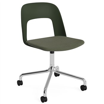 Silla Layout 163 asiento tapizado Hay