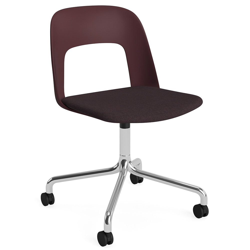 Silla Layout 163 asiento tapizado Hay