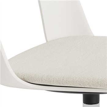 Silla Layout 163 asiento tapizado Hay