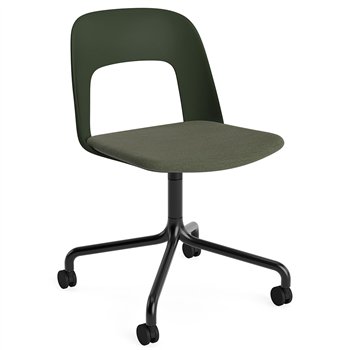 Silla Layout 163 asiento tapizado Hay