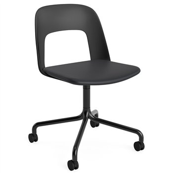 Silla Layout 163 asiento tapizado Hay