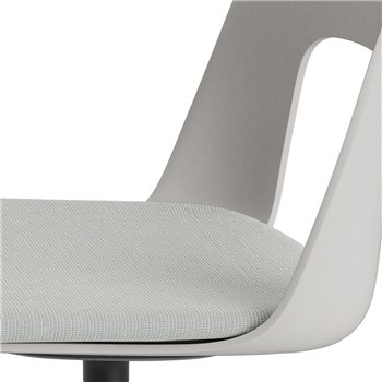 Silla Layout 163 asiento tapizado Hay