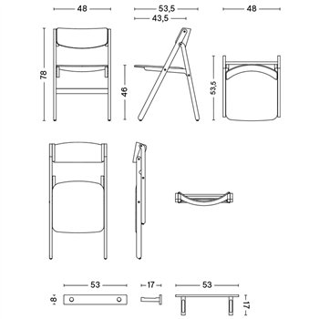 Silla plegable Backflip Hay