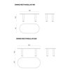 Mesa Eclipso Dining rectangular BD Barcelona