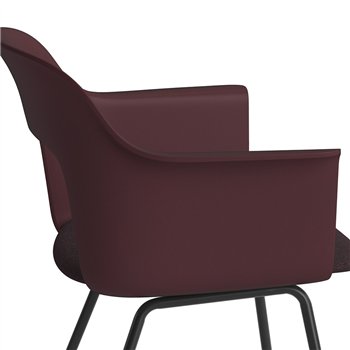Sillón Layout 213 asiento tapizado Hay